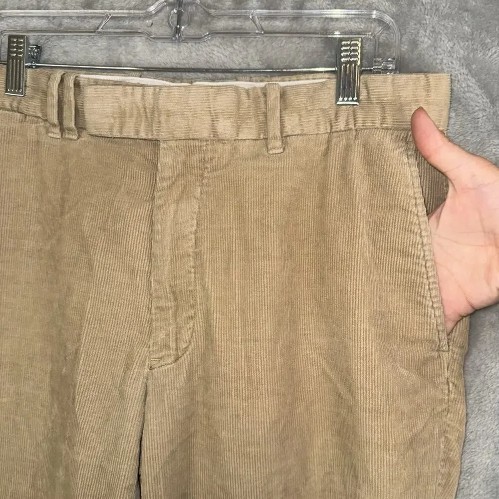 Polo Golf Ralph Lauren Corduroy Pants Tan Men's 32x34 Preppy *Read*